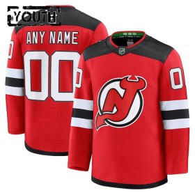 New Jersey Devils tröja Customized Fanatics Premium 2024-25 Röd Hemma - NHL Tröjor Barn